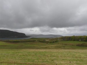 Stormy skies