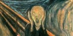 The Scream painting - terrified writer